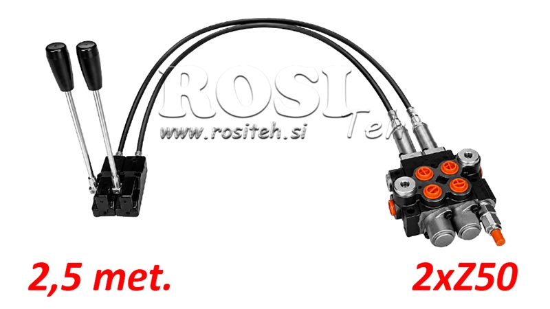 KIT 2xZ50 + JOYSTICK 1 POSITION L2500