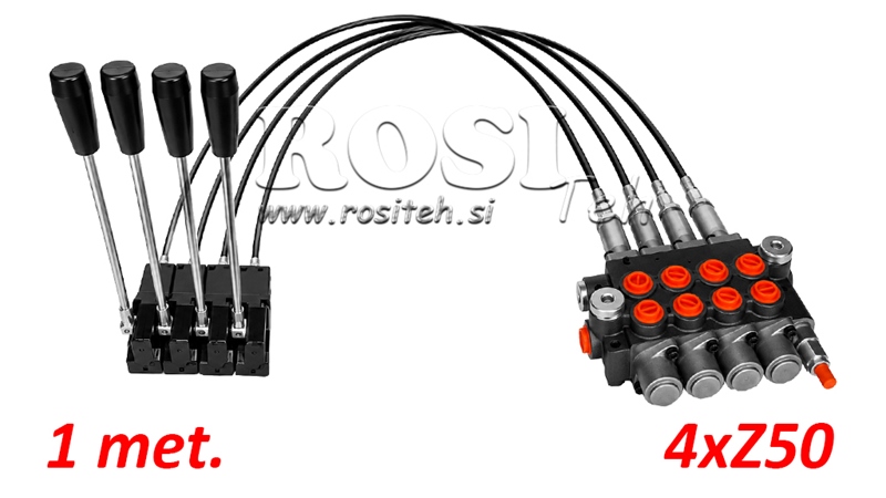 KIT 4xZ50 + JOYSTICK 1 POSITION L1000