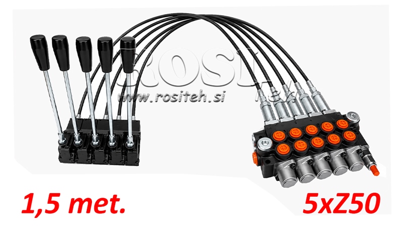 KIT 5xZ80 + JOYSTICK 1 POSITION L1500