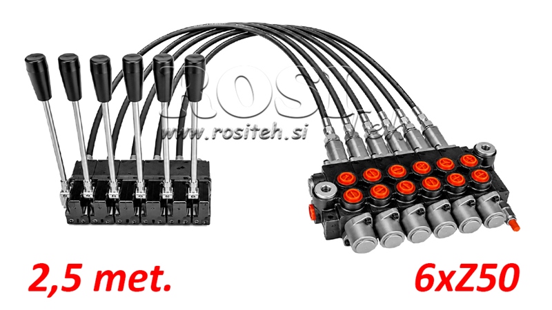 KIT 6xZ80 + JOYSTICK 1 POSITION L2500