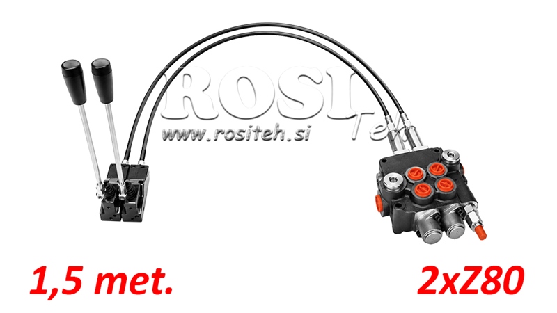 KIT 2xZ80 + JOYSTICK 1 POSITION L1500