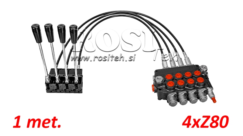 KIT 4xZ80 + JOYSTICK 1 POSITION L1000