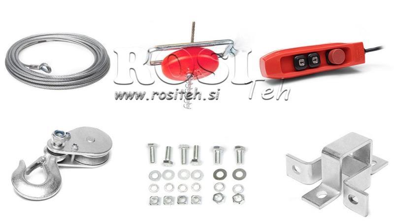 230 V ELEKTRISK WINCH DWI 300/600 kg