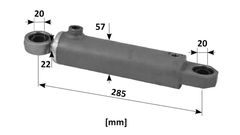 Servolenkung Hydraulikzylinder AKUSAN AG 0410 Servolenkung Hydraulikzylinder AKUSAN AG 0410