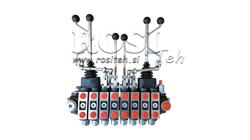 HYDRAULIKVENTIL HIAB 8xPC70 2X EURO JOYSTICK 3 POS
