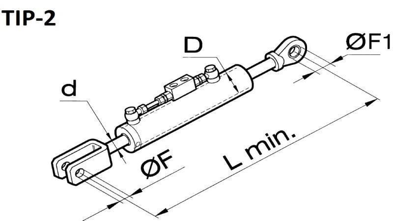 HYDRAULISCHES HEBE-ABZIEHGERÄT - JOHN DEERE 70/35min.770 Typ (2) fi 20.5/20.5