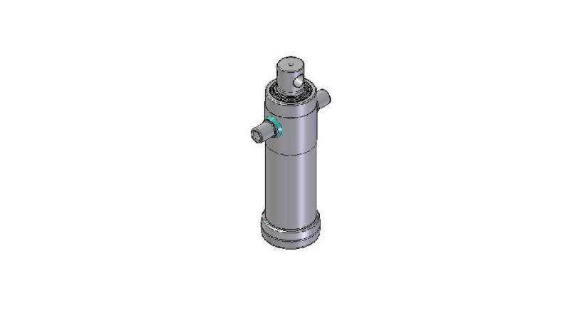 3037F -TELESCOPIC CYLINDER STANDARD/HOLE 3 STAGES STROKE 1493 FI 112