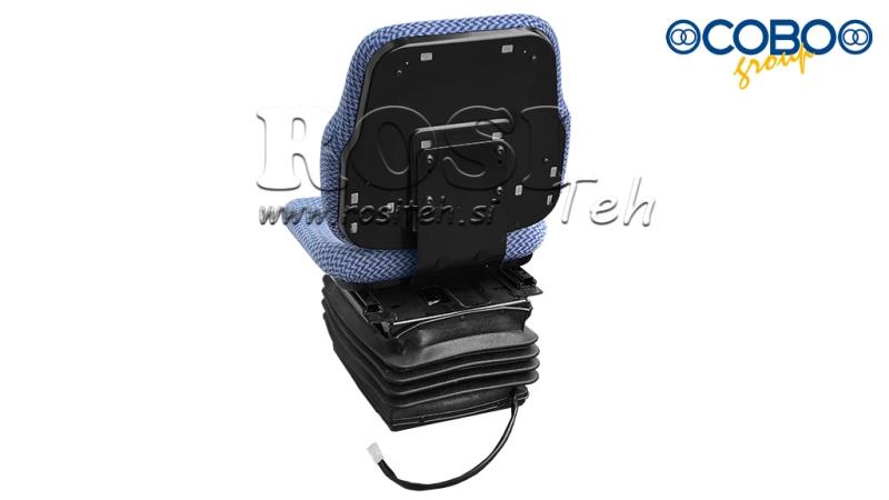 SEDILE TRACTOR CON SOSPENSIONE AD ARIA IN TESSUTO