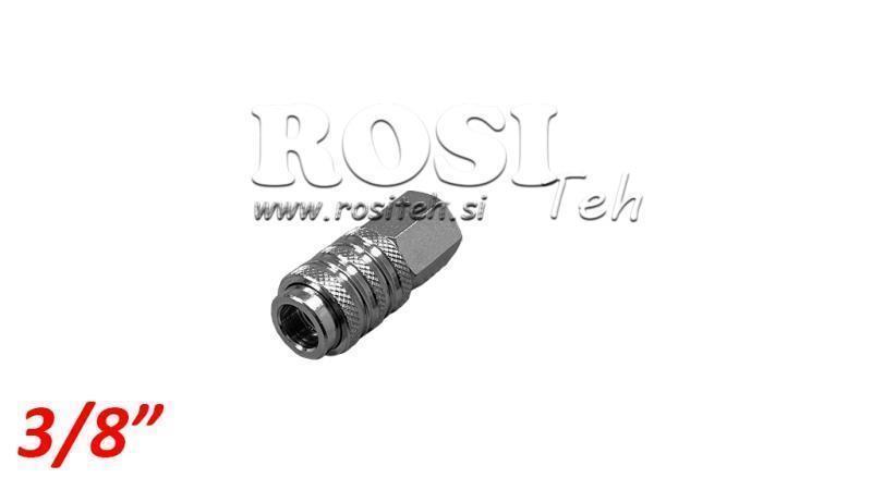 CONEXÃO RÁPIDA PNEUMÁTICA FEMININA ROSCA INTERNA G038 - DN7.2
