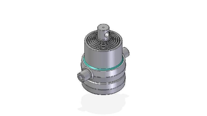 7016F -CILINDRO TELESCOPICO STANDARD/BUCO 7 STADI CORSO 1345 FI 190