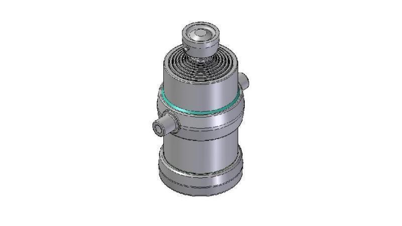 8022S -TELESCOPIC CYLINDER STANDARD/BALL 8 STAGES TRAVEL 2290 DIAMETER 215