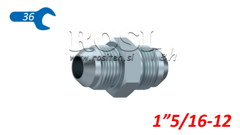 HYDRAULIC DOUBLE SCREW JACK JIC74° 1”5/16-12 1”5/16-12
