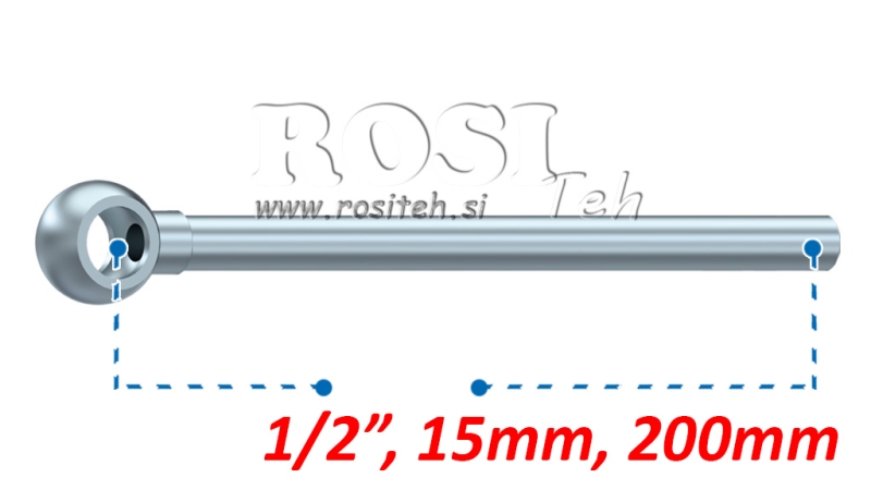 METALLSLANG BANJO 1/2 200mm