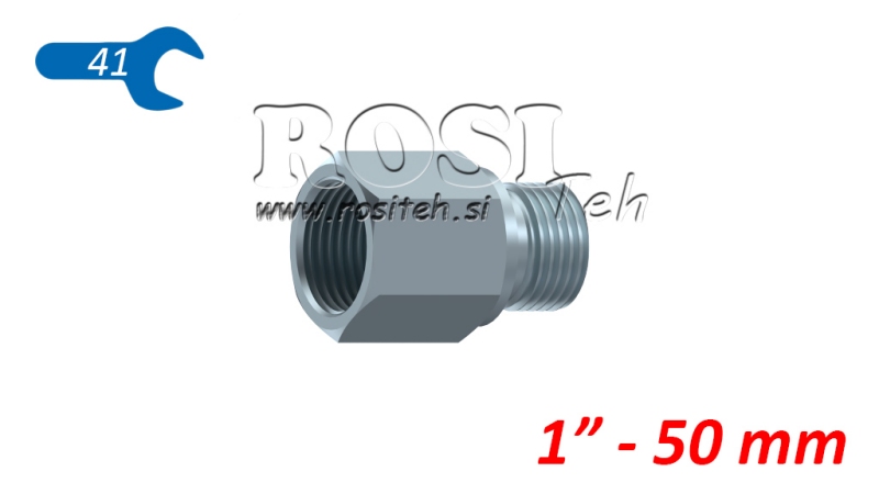 HYDRAULIKADAPTER MÄNNLICH-WEIBLICH 1
