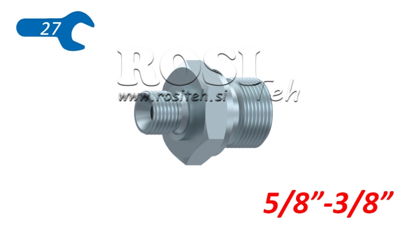 HYDRAULISCHE REDUCER BSP 5/8-3/8