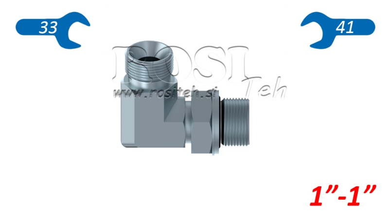 KNIE 90°MÄNNLICH - MÄNNLICH -ANPASSEND 1-1