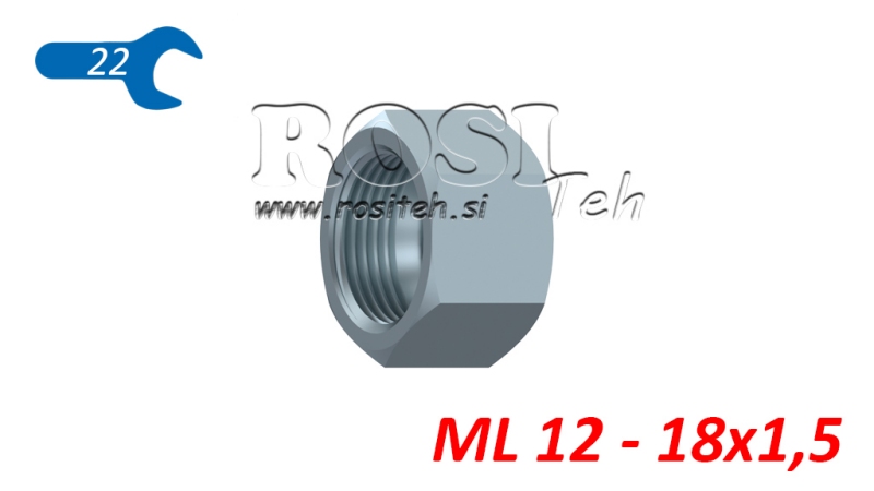 HYDRAULIKMUTTER ML 12 - 18x1,5