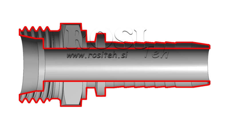 HYDRAULISK FORBINDELSE CES 14 HUN DN10-M22X1,5