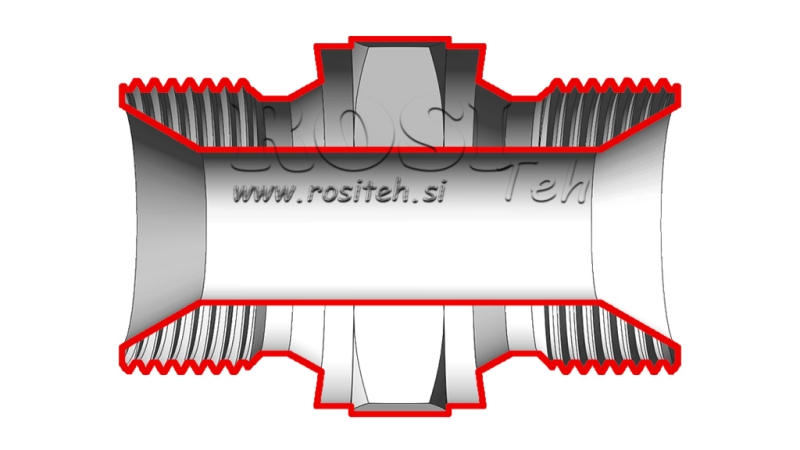 HYDRAULIK DOPPELSCHRAUBE BSP 1/8