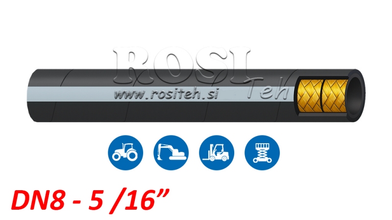 HYDRAULIC HOSE DN8 2SN (5/16) 350BAR