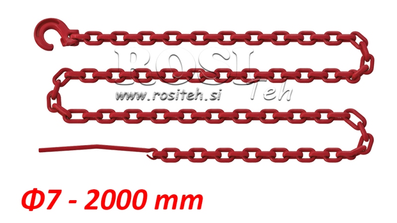 SKOVBRUGS KÆDE STØRRELSE 7-2000MM