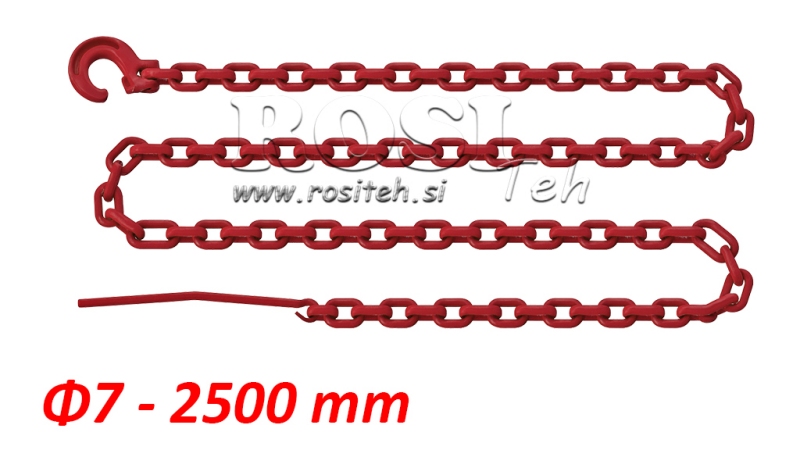 FORSTKETTE Größe 7 - 2500 mm