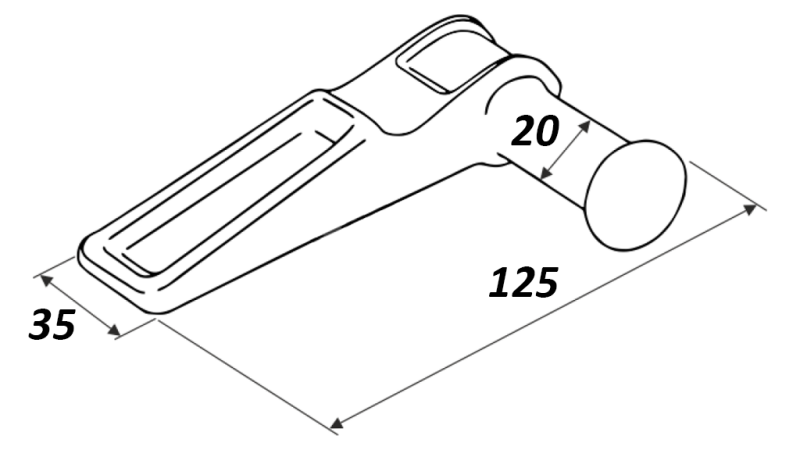 KEIL FÜR BORDWANDVERSCHLUSS TYP MAROTTA - recht