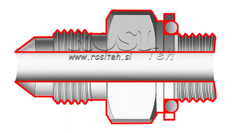 HIDRAULIKUS CSÖKKENTŐ  3/4'' JIC74°-1/2 GAS