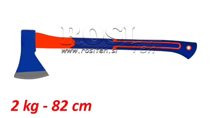 Sekera 2 KG S UHLÍKOVOU RÚČKOU 82 CM