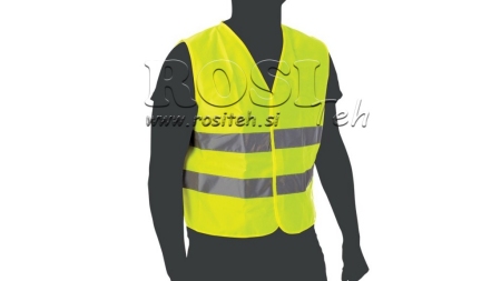 FÉNYVISSZAVERŐ KABÁT NAGY LÁTÁSÚ narancssárga / sárga