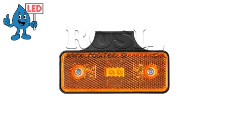 LUZ DE MARCAÇÃO LED LARANJA 12V