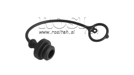 OSŁONA GUMOWA OCHRONNA CZARNA - ŻEŃSKIE ZŁĄCZA SZYBKIE