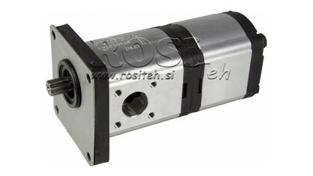 HYDRAULIC PUMP TRACTOR - OEM 87472285 - CNH SERIES T4 26 15 cc LEFT