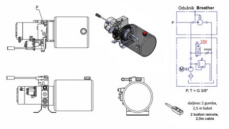 HAND PUMP FOR MINI POWER-PACK UNIT