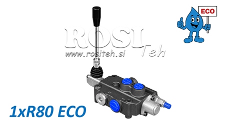 HYDRAULISCHES HANDVENTIL – 1-SEKTIONEN-STEUERVENTIL 1xR80 ECO