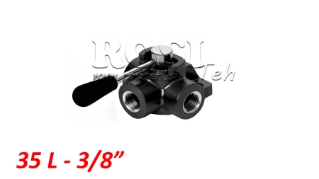 RUČNÝ  3 CESTNÝ  VENTIL DF 3/8 - 35lit