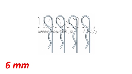 COPPIGLIA A MOLLA 6 mm (4 PEZZO)