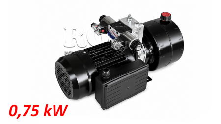 MINI AGGREGATO CILINDRICO 230V AC (0,75 kW) - 3,7 cc - 5,2 lit/min - cisterna 4 lit