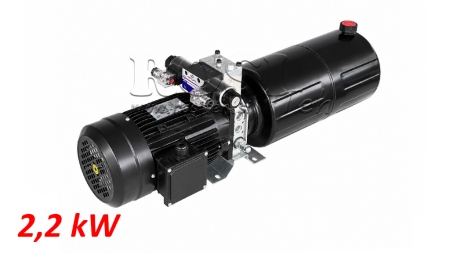 MINI HIDRAULIKUS AGGREGÁTOR 380 V AC (2,2 kW) - 8,0 cc - 11,2 lit/min - tank 12 lit