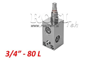 HYDRAULISK TRYKKREGULATOR VMP 3/4 20-260 BAR - 80LIT