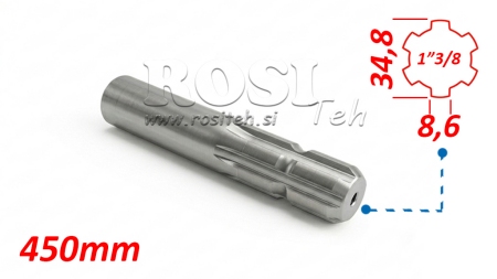 KARDANADAPTER 1-3/8 STANDARD (450 mm)