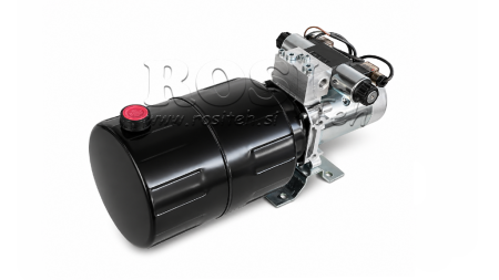 MINI HIDRAULISKĀ EĻĻAS DZESĒTĀJS 12V DC - 1.6kW = 2.1cc - 8 lit - divvirzienu vienība (metāls)