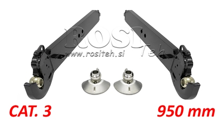 BRACCI INFERIORI DEL SOLLEVATORE A TRE PUNTI CAT.3 - 120x35 mm - 950 mm (140 HP)