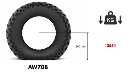 400/60-15,5 TYRE AW708 - 14 PR