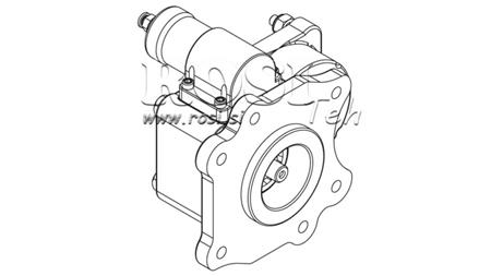 AUSGANG FÜR HYDRAULIKPUMPE - MERCEDES ATEGO-2 - 6 LÖCHER