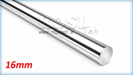 CHROME-PLATED HYDRAULIC CYLINDER PISTON ROD C45 - 16mm (1000mm)