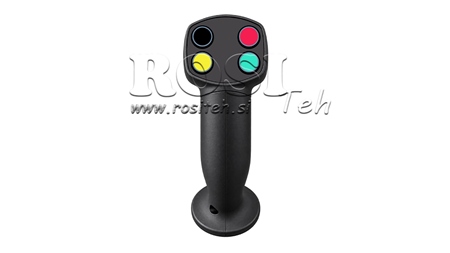 FERNSTEUERUNG HEBEL ROSI- JOYSTICK - 4 TASTEN + ZUSATZTASTE