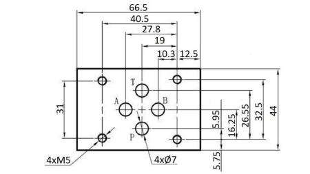 STROOMREGULATOR CETOP 3 UITGANG