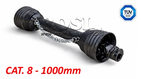 ALBERO CARDANICO CERTIFICATO CE PROFI LINE CAT.8 LUNGHEZZA 1000mm
