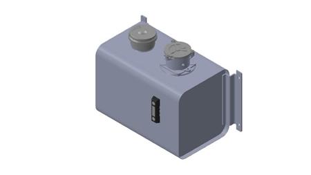 METALLTANKDECKEL 40 Lit 320x290x475mm